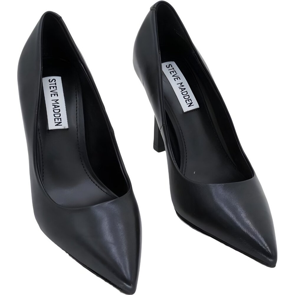 Steve Madden Classie Pointed-Toe Black Pumps Wome… - image 1